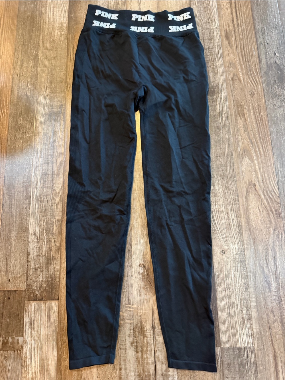PINK Victoria's Secret Black leggings with Wide waistband